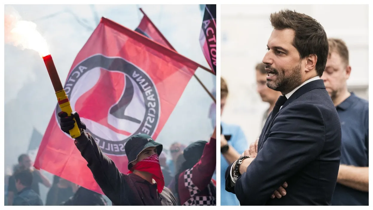 Georges-Louis Bouchez menace de "dissoudre les Antifa"