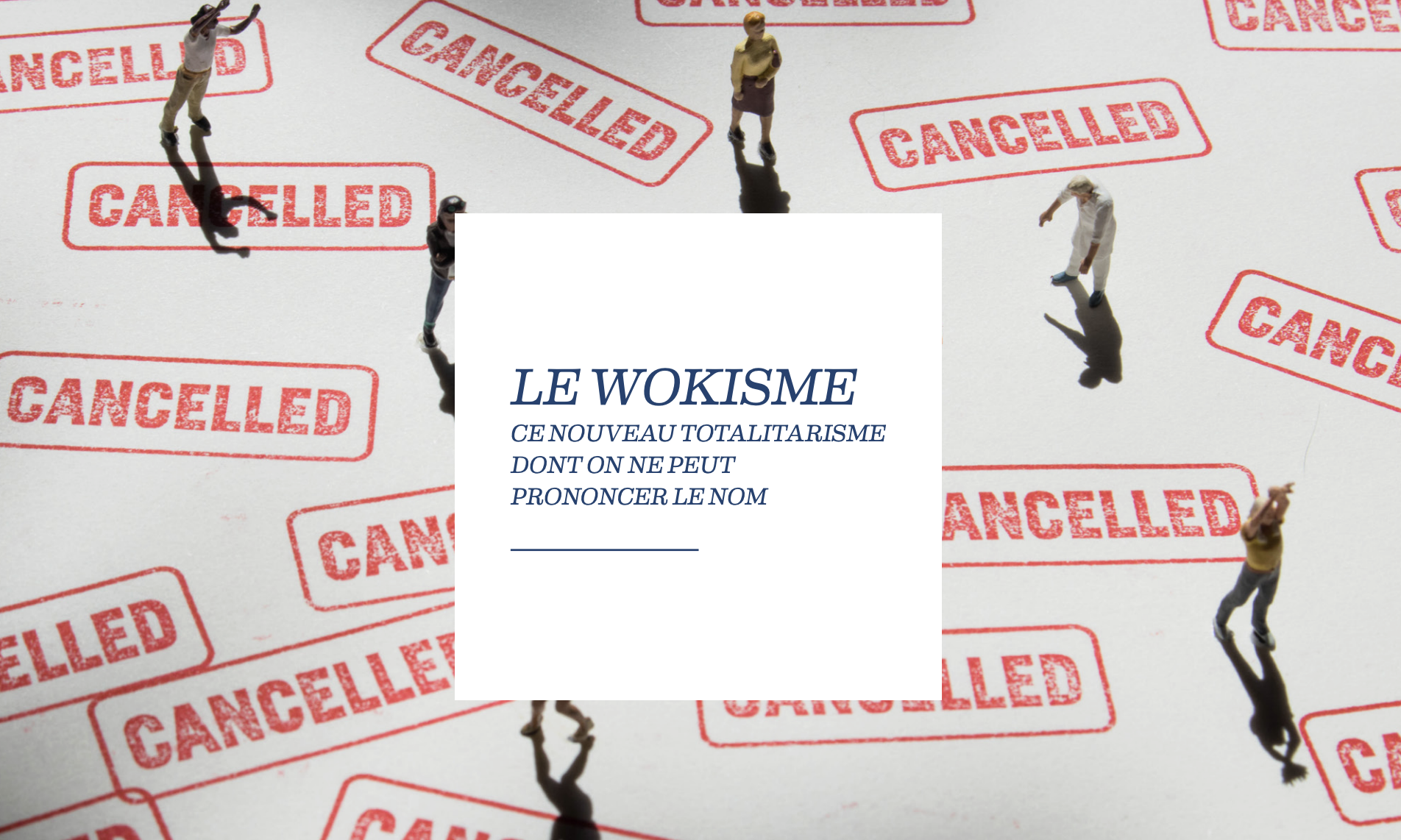 « Le wokisme, ce nouveau totalitarisme dont on ne peut prononcer le nom »